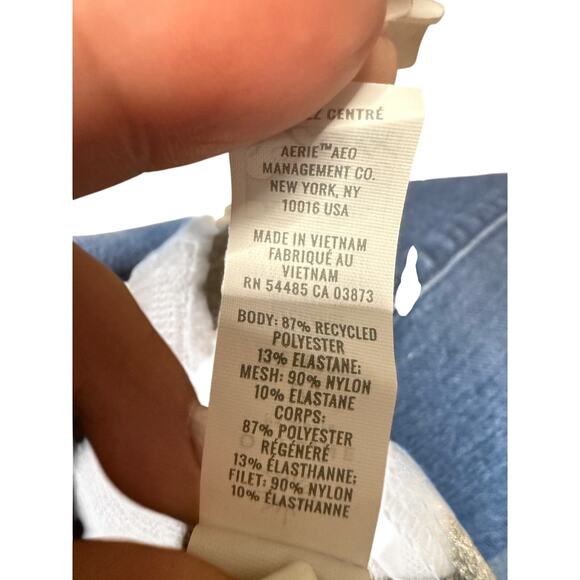 NWT Offline by Aerie Grey One Shoulder L Crop Top - Picture 7 of 7